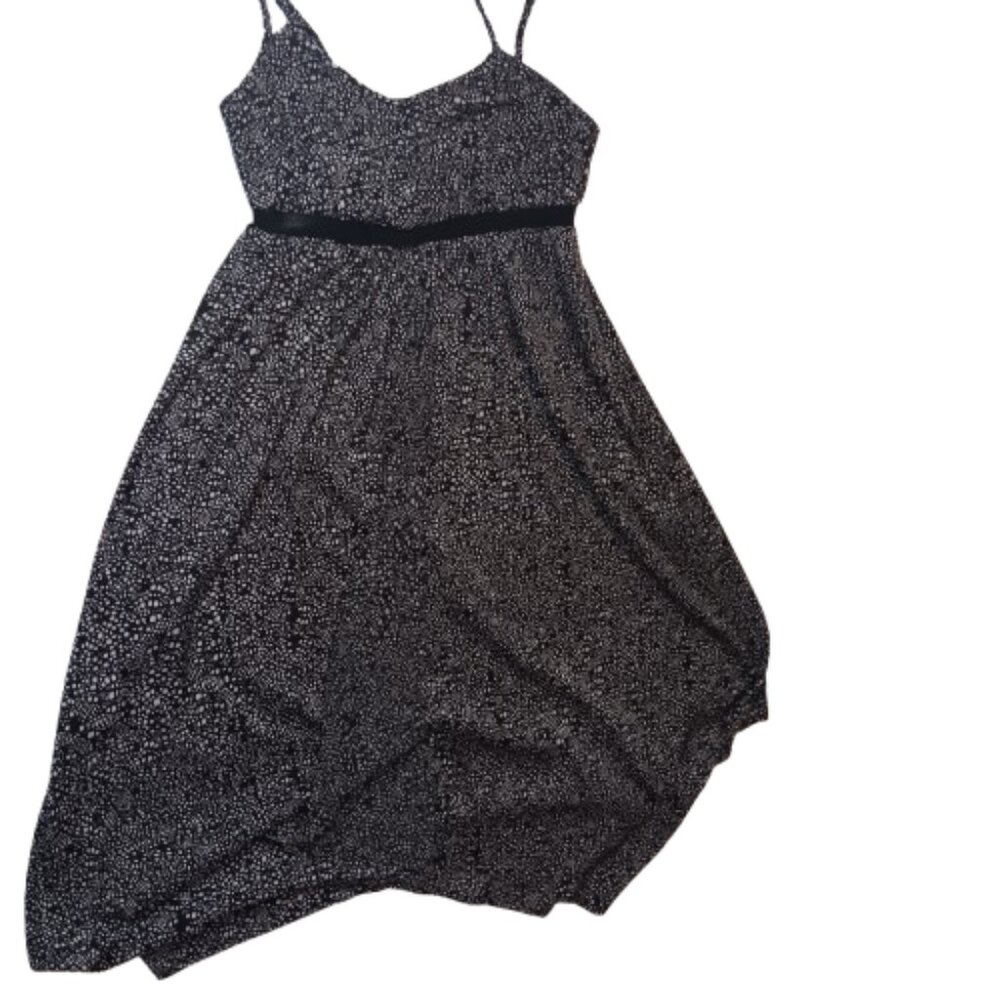 Dress black and white